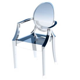 Ghost chair 3D Object | FREE Artlantis Objects Download